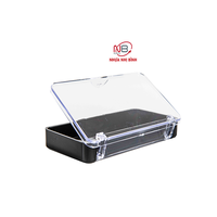 Boîte de rangement cosmétique en plastique GPPS, forme mini rectangle, légère, multicolore, de luxe, OEM/ODM, pour la conservation des faux cils