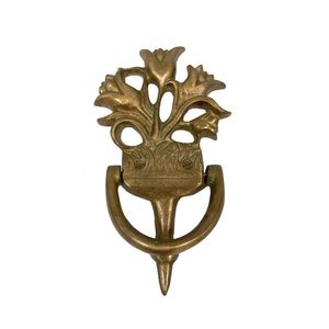 Pujador de Puerta de Latón Puro con Acabado Dorado en Forma de Círculo, Pujador de Puerta de Primera Calidad para Decoración de Casas, Hoteles y Villas - Product Image 4
