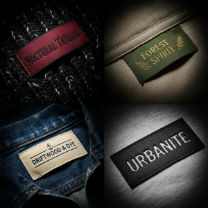 Etiqueta de Tafetán Impresa Personalizada de 1.5x2 Pulgadas, Diseño en Blanco para Uso en Prendas, Rectangular, Técnica de Tejido por Transferencia de Calor en el Centro - Product Image 2