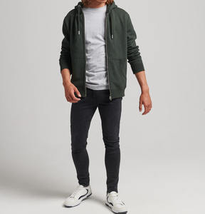 เสื้อฮู้ดผู้ชายผ้าฝ้าย100% 240gsm สกรีนลายปักโลโก้ - Product Image 1