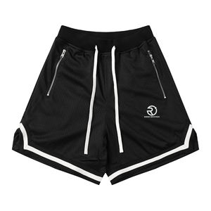 เสื้อกีฬาตาข่ายสำหรับผู้ชายกางเกงขาสั้นผ้าระบายอากาศได้ดีกางเกงขาสั้นสำหรับผู้ชายขนาดใหญ่ - Product Image 4