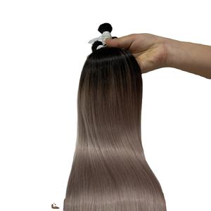 Extensions de cheveux humains vierges à pointes plates, extensions de cheveux à pointes adhésives, cheveux vierges vietnamiens 100%, prix de gros - Product Image 6