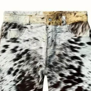 กางเกงขาสั้นหนังวัวแท้แบบลำลองสำหรับผู้ชายและผู้หญิง เป็นมิตรกับสิ่งแวดล้อม คุณภาพพรีเมียม มีสไตล์และสวมใส่สบาย - Product Image 6