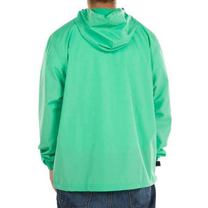Vente chaude hommes printemps été coupe-vent veste de pluie plaine Style décontracté avec fermeture à glissière taille XL coque en Nylon Offre Spéciale - Product Image 2