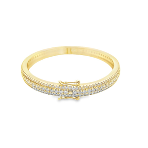 Bracelet en diamant naturel fabriqué en or 14kt pour bijoux de mariage disponibles à la vente en gros de l'Inde - Product Image 6