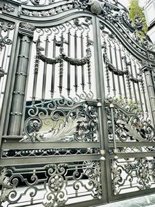 Fabricant vietnamien, vente en gros, portail en fer sur mesure, moderne, extérieur, résidentiel, sécurité, antivol, revêtement en poudre, modélisation 3D - Product Image 4