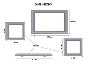 Étagère suspendue en bois et métal, étagère flottante moderne, multifonctionnelle, réglable, décoration de salon - Product Image 5