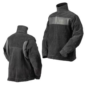 PROTEXA INDUSTRIES Veste de soudage respirante et résistante aux flammes Vêtements de travail en cuir fendu de vache Anti-chaleur industrielle - Product Image 1