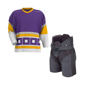Uniformes de hockey sur glace pour hommes de haute qualité 100% polyester, respirants, à séchage rapide, design personnalisé, sublimation, ensembles avec logo personnalisé - Product Image 6