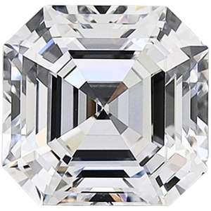 Diamant de laboratoire Asscher 3 carats F VS2 certifié IGI, taille Asscher, en vrac - Product Image 2