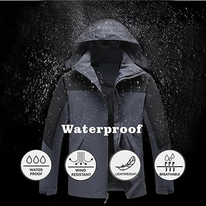 Chaqueta de Invierno con Capucha para Hombre al por Mayor, Ropa de Abrigo para Exteriores, Chaqueta Impermeable Resistente, en Existencia - Product Image 3