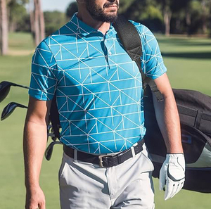 Sublimación de punto informal de alta calidad para hombres para camiseta de Polo Impresión de patrón de logotipo personalizado Último diseño Tipo sólido - Product Image 4