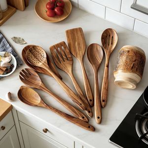 Juego de Utensilios de Cocina de Madera con Logotipo Personalizado |   Servicio OEM |   Directo de Fábrica - Product Image 2