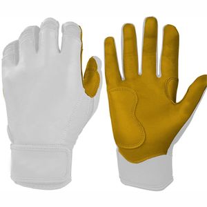 Guantes de Bateo de Béisbol de Cuero Personalizables, Duraderos y Ecológicos de Último Diseño, Combinación de Colores Única, Puño Corto para Todos - Product Image 2