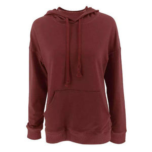 Sudadera con Capucha Casual para Mujer, 100% Algodón, Invierno, con Bolsillo Canguro Frontal, Logotipo Personalizado, OEM/ODM, Venta al Por Mayor - Product Image 5