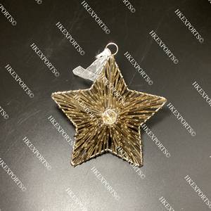 Venta al por mayor de adornos colgantes de Navidad adornos de cuentas multicolores hechos a mano pedido mínimo 50 piezas - Product Image 6