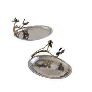 Plateau de service en métal pour café hôtels plats de service aliments fruits café plateau de service en métal pour hôtels - Product Image 6