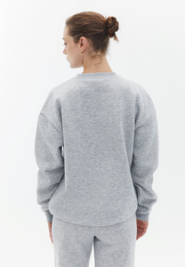 Sweat à capuche imprimé pour femmes en gros pull à col rond personnalisé mode décontracté polaire à la mode vêtements d'hiver lettre Badge - Product Image 4