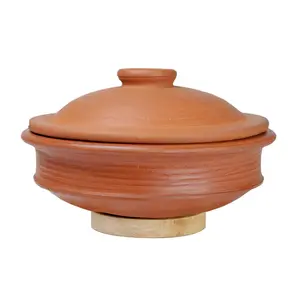 Olla de barro hecha a mano grande / Cazuela de Barro / Olla de terracota /  Olla de arcilla -  México