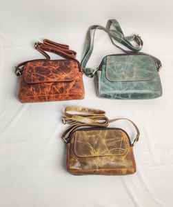 Nueva llegada Venta caliente Nueva moda Crossbody bolsos de hombro Full Grain cuero genuino cremallera bolsos Sling bolsos para mujeres - Product Image 1