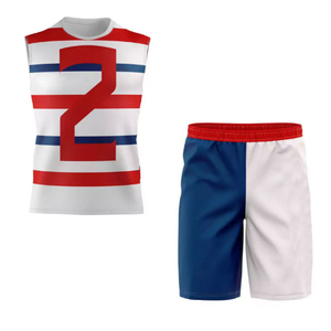 Camisetas de fútbol americano con capucha de compresión personalizadas para jóvenes y adultos 7v7 uniformes de fútbol con bandera OEM suministro de servicio ropa de equipo - Product Image 5