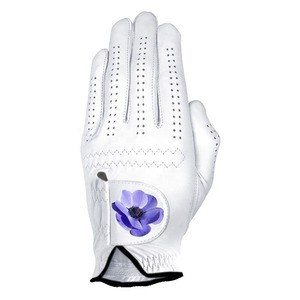 Gants de golf Nouveau style en peau de mouton pour adulte avec logo et emballage personnalisés Paume en cuir PU souple pour hommes OEM - Product Image 5