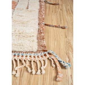 Alfombras de Lana Zuri Ivory, Anudadas a Mano, con Patrón Geométrico Abstracto, para Sala de Estar, Pasillo, Entrada, Diseño Rectangular Tipo Rompecabezas para Adolescentes - Product Image 3