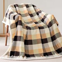 Couverture en peluche de flanelle Ultrasoft, légère et personnalisée, pour canapé, 50x60 pouces
