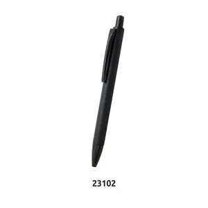 Wholesale High Quality custom Folio Black BT ink pen office supplies 0.6mm Simple smooth writing ball point ink pen soft