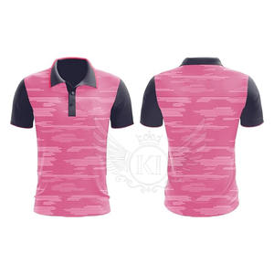 T-shirts polo décontractés pour hommes Sublimation de couleur personnalisée Tissu tricoté en bambou respirant Nouvelle version-Modèle 'Ins' Tarif de gros - Product Image 1