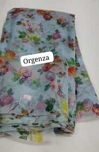 Tela de organza con estampado digital, 35 GSM, 44 pulgadas de ancho, para usar en saris, vestidos, kurtis, etc. - Product Image 4