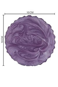 Dessous de verre en résine classiques faits à la main fleurs sèches et pressées Design mignon tapis de tasse de bureau ensemble pour la décoration intérieure et les boissons - Product Image 5