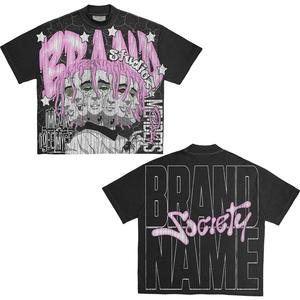 Camiseta clásica de cuello redondo para hombre 100% algodón patrón Premium estampado liso teñido para verano otoño uso disponible varios colores - Product Image 5