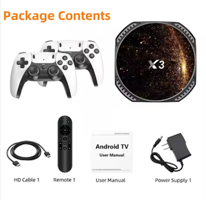 الأكثر مبيعًا مجموعة ألعاب X3 4K أعلى مربع ألعاب 64 جيجابايت أندرويد وحدة التحكم في الألعاب الرجعية فيديو - Product Image 2