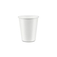 Gobelets en papier ProTakeOut 12 oz, étanches, écologiques, recyclables, à paroi simple, blancs, bord de 90 mm, paquet de 1000 (50/20), pour boissons chaudes, avec clip