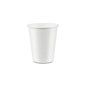 Gobelets en papier jetables ProTakeOut 10 oz sans BPA, anti-fuite, à paroi simple, blancs, bord de 90 mm, paquet de 1000 (50/20), pour boissons chaudes - Product Image 1