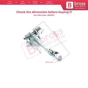 BDP179 Front <b>Door</b> <b>Catch</b> Hinge Brake Stop Check Strap Limiter for C3 MK1 MK2 2002-2016 9181N0 - Product Image 5