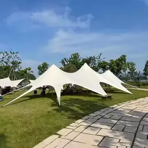 Zelt Stierkundschauplatform Safari-Starrenszene mit kleinen Lichtvordach-Zelte für Veranstaltungen Schatten 5 Sterne