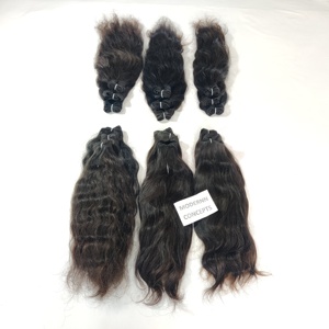Venta al por mayor 100% mechones naturales cutícula cruda alineada extensiones de cabello humano vietnamita sin procesar cabello humano ondulado - Product Image 2