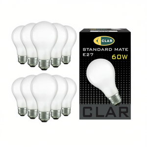Standard Matte 60W E27 Incandescent <b>Bulb</b> - Product Image 2