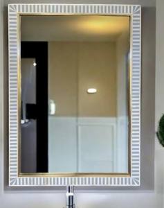 กระจกติดผนังลายกระดูกฝังลาย งานแฮนด์เมด ของตกแต่งบ้าน - Product Image 4