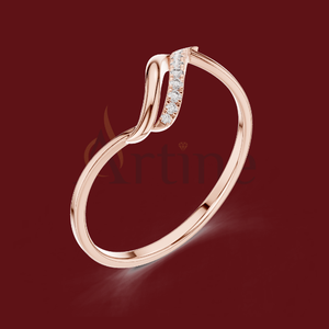14K Floral design <b>adjustable</b> <b>ring</b> for women - Product Image 1
