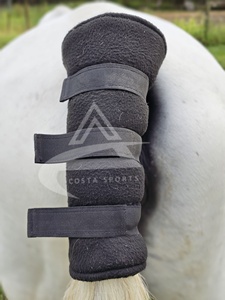 Ropa para caballos 300GSM Polar Fleece totalmente ajustable Horse Tail Guard Strong Fleece Wrap Soft acolchado Foam-Filled Horse Tail Guard - Product Image 2
