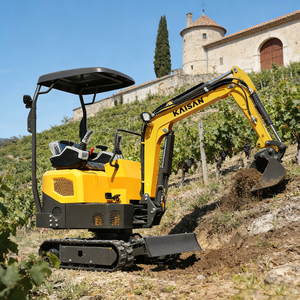 Mini Excavadora de 1 Tonelada, Nueva Excavadora Compacta sobre Orugas, Pequeña Máquina Excavadora para Trabajos de Construcción en Granjas y Jardines - Product Image 2