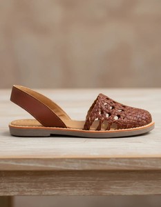 Women Weaving Flat <b>Sandals</b> Slip On Leather Slides Breathable Anti Slip Cushioning Summer Footwear - Product Image 4
