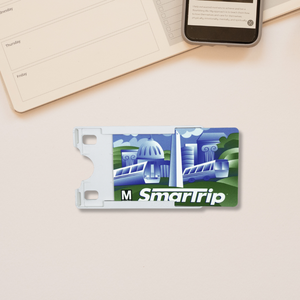 ที่ใส่บัตรเครดิตแบบแข็งทำจากพลาสติก ABS พร้อมคลิปหนีบพลาสติก แบบแนวนอน/แนวตั้ง ที่ใส่บัตรประจำตัวแบบสองด้าน - Product Image 1