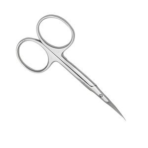 Ciseaux à cuticules pour manucure, polissage miroir, style russe, lame incurvée à pointe pointue, ciseaux en acier inoxydable avec emballage personnalisé - Product Image 4