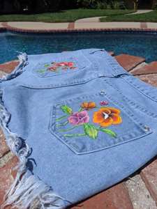 กางเกงยีนส์ขาสั้นทรงวินเทจ - Product Image 2