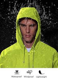 แจ็คเก็ตกันลมผู้ชายแบบยาวสำหรับกิจกรรมกลางแจ้ง ดีไซน์เนอร์ขายส่ง ปกตั้ง มีฮู้ดด้านหน้า สไตล์วินเทจ กันน้ำ กันลม ใส่สบายๆ สำหรับฤดูหนาว - Product Image 5