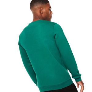 Sudadera con letras personalizadas en relieve sin capucha de manga larga para hombre, sudadera unisex transpirable ODM - Product Image 5